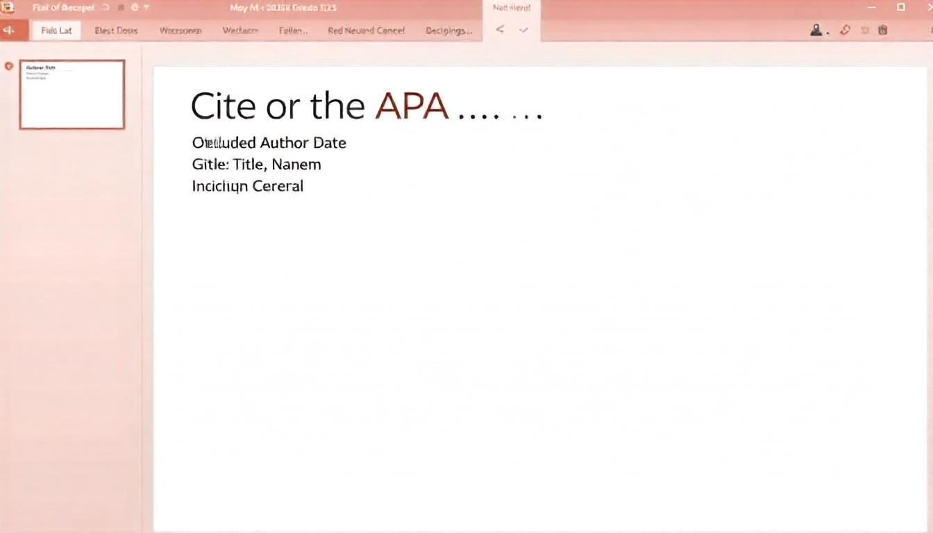 How to Cite a PowerPoint in APA: The Complete Guide for Accurate Referencing