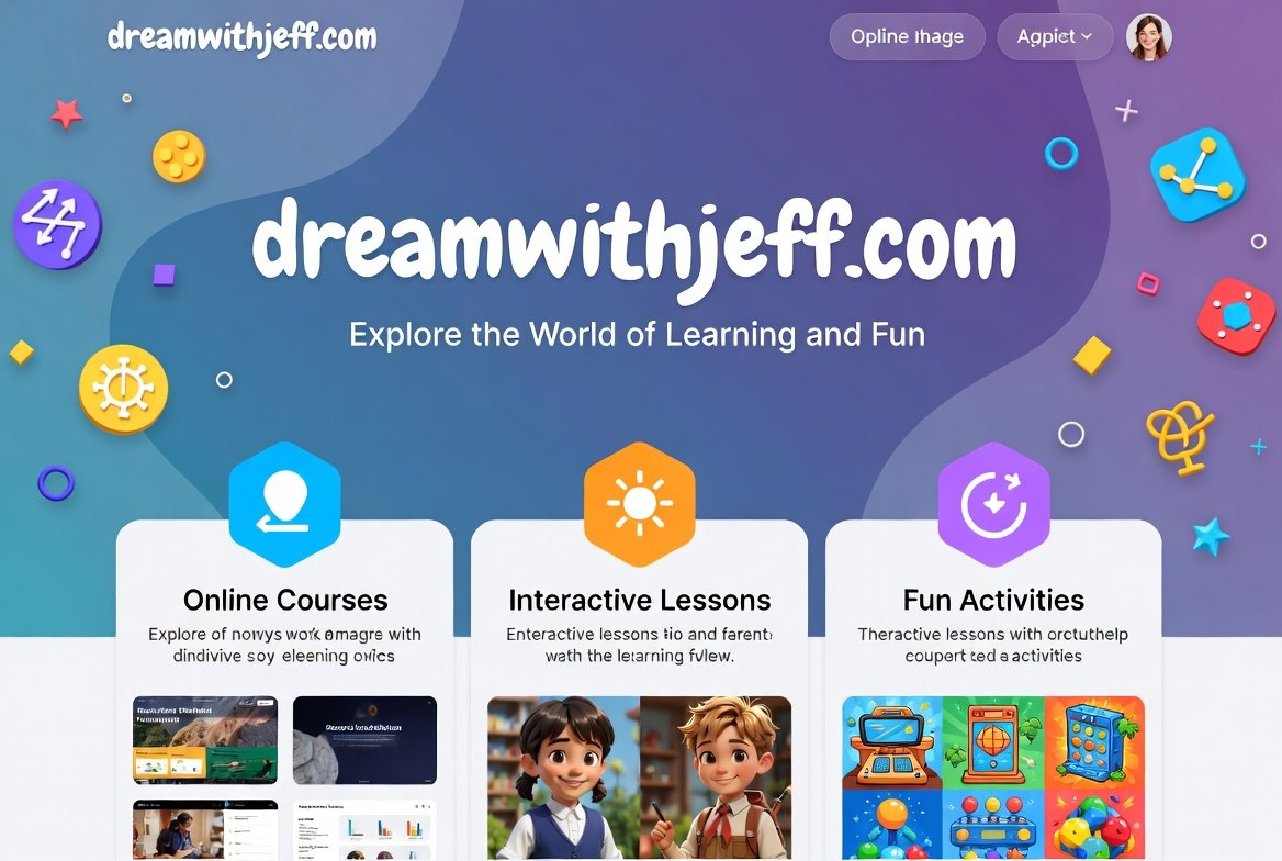 Explore the World of Learning and Fun with dreamwithjeff. com